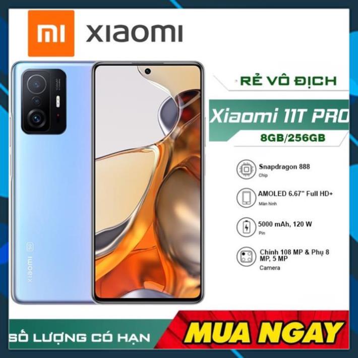 Điện thoại Xiaomi 11T Pro 8GB/256GB - hàng chính hãng - mới 100% - bảo hành tron gói
