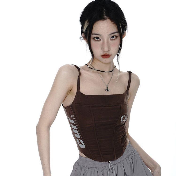 Áo Ống Mỏng Mùa Hè Phong Cách Mỹ Cho Nữ