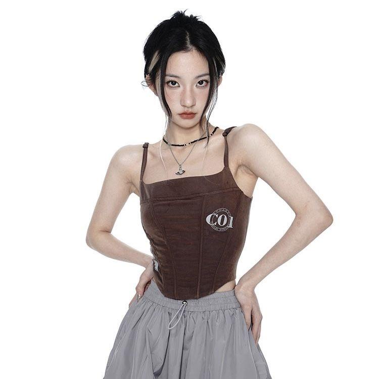 Áo Ống Mỏng Mùa Hè Phong Cách Mỹ Cho Nữ