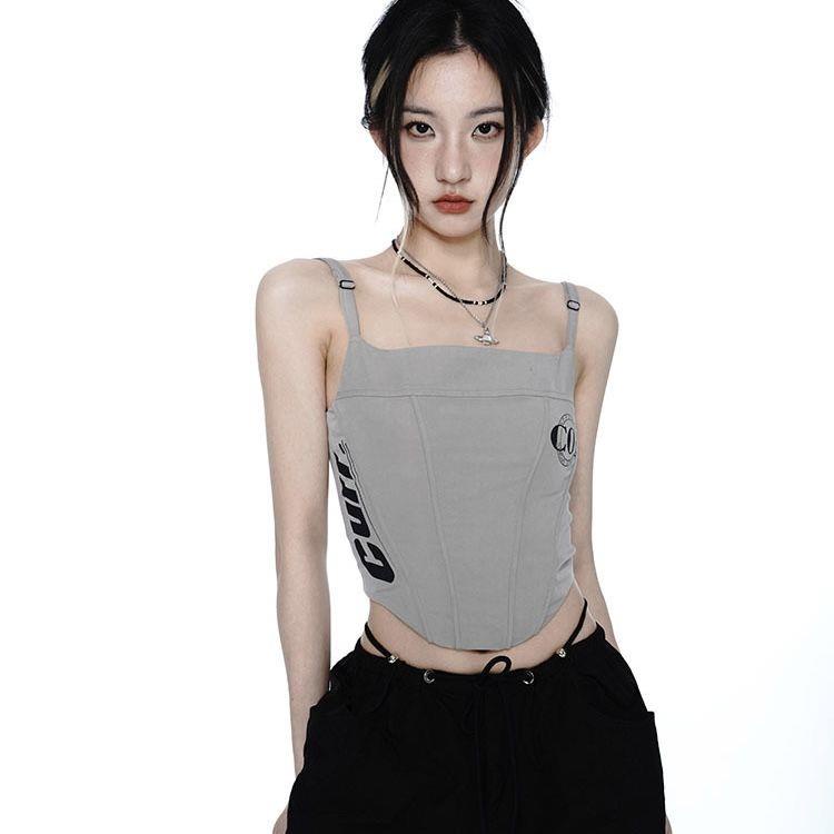 Áo Ống Mỏng Mùa Hè Phong Cách Mỹ Cho Nữ