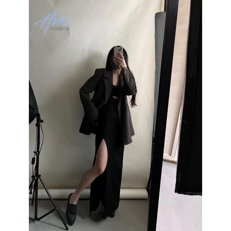 Giày Da Mũi Nhọn Thời Trang Retro Thanh Lịch Xinh Xắn