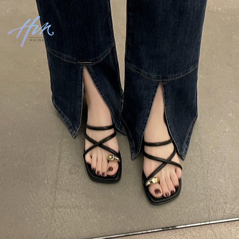 Sandal Roman Đế Thấp Thời Trang Mùa Hè 2023 Phong Cách Mới Cho Nữ