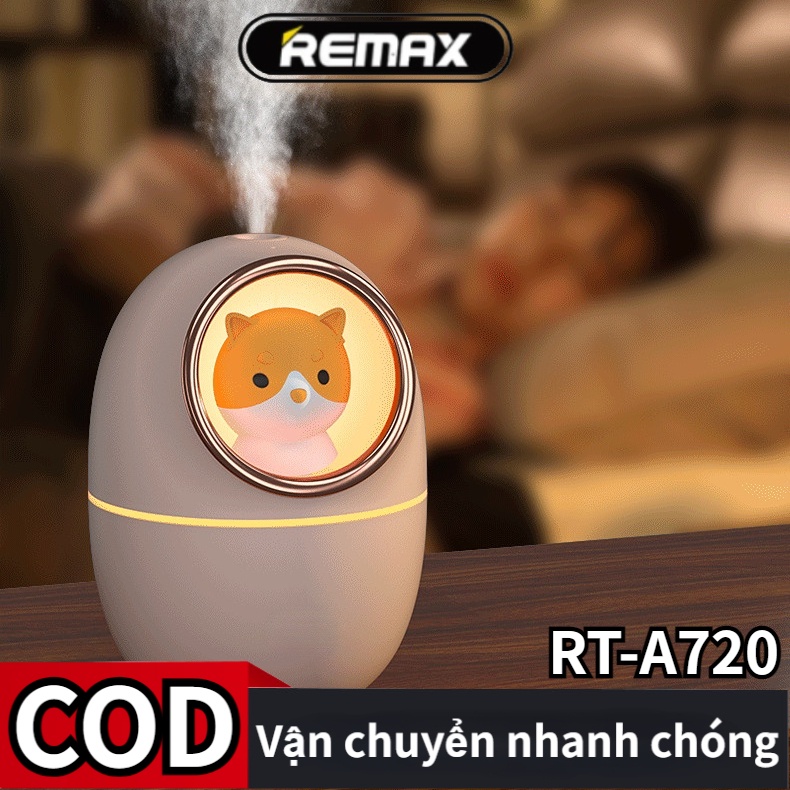Remax RT-A720 Máy hút cỏ động vật làm ẩm có thể được sử dụng như một đèn ban đêm
