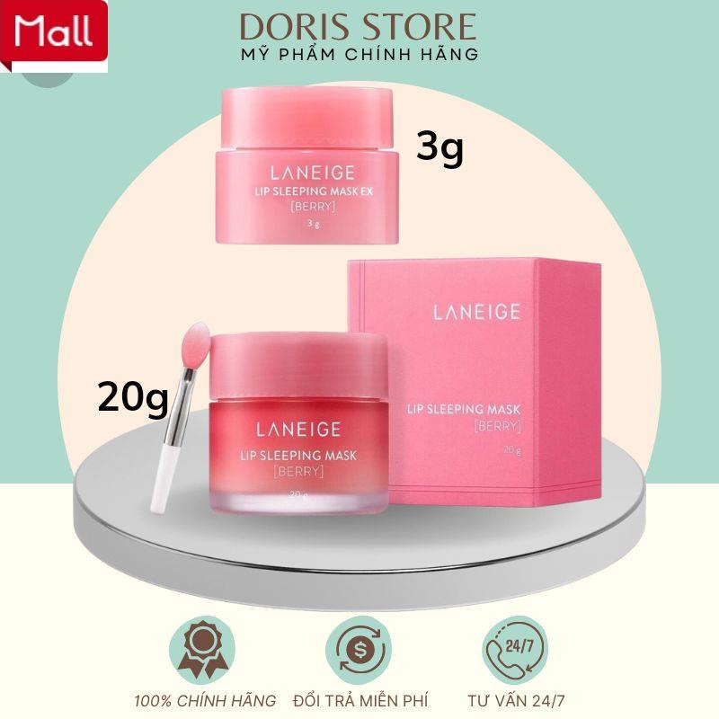 Mặt nạ ngủ môi LANEIGE ❣️FREESHIP❣️ Lip Sleeping Mask đủ size 20g & 3g
