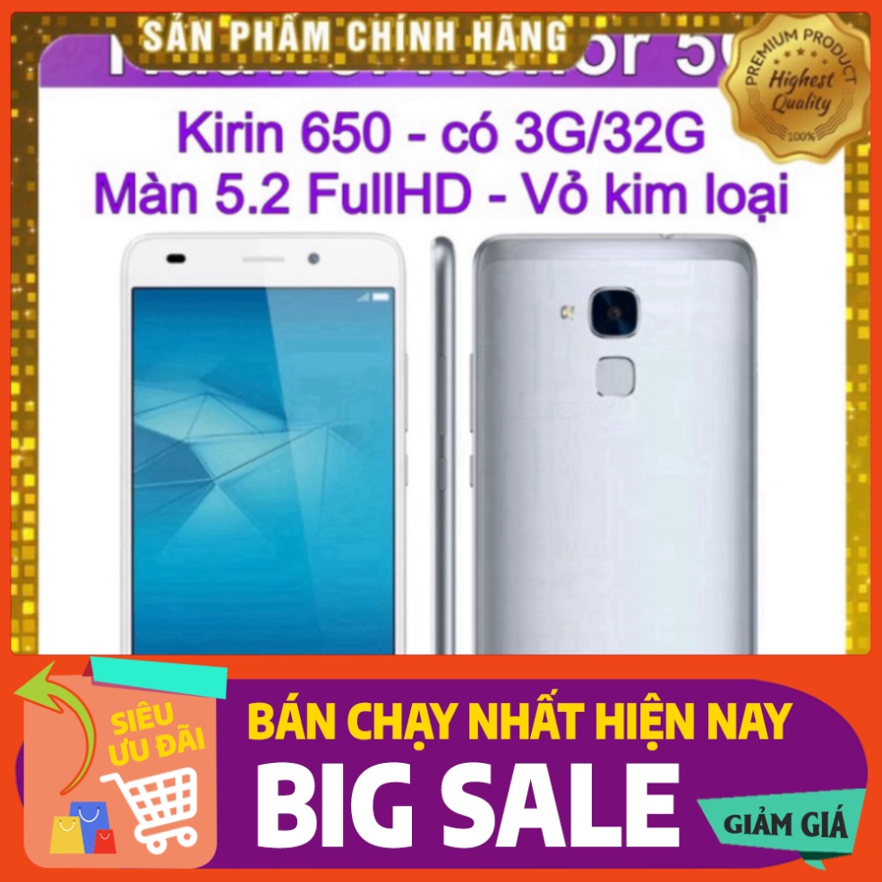 New Điện thoại Huawei Honor 5C ram 3G 32G - vỏ kim loại, vân tay (Sale) SALE 15% TẤT CẢ SẢN PHẨM | BigBuy360 - bigbuy360.vn