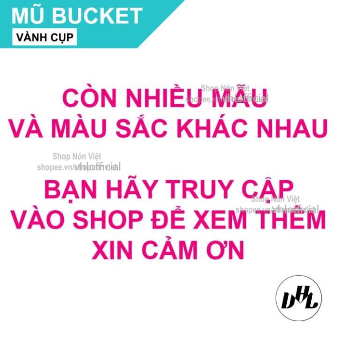 [B10] Mũ Bucket COCO Phối Màu Trắng Xanh Vải Kaki Cotton Vành Cụp Mềm Mại Phong Cách Hàn Quốc Thời Trang Nam Nữ / Nón Bu