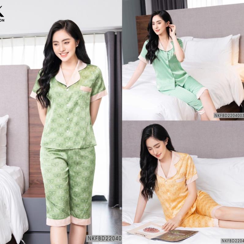 Bán sỉ Bộ pijama lụa satin 3m cho nữ hàng NK