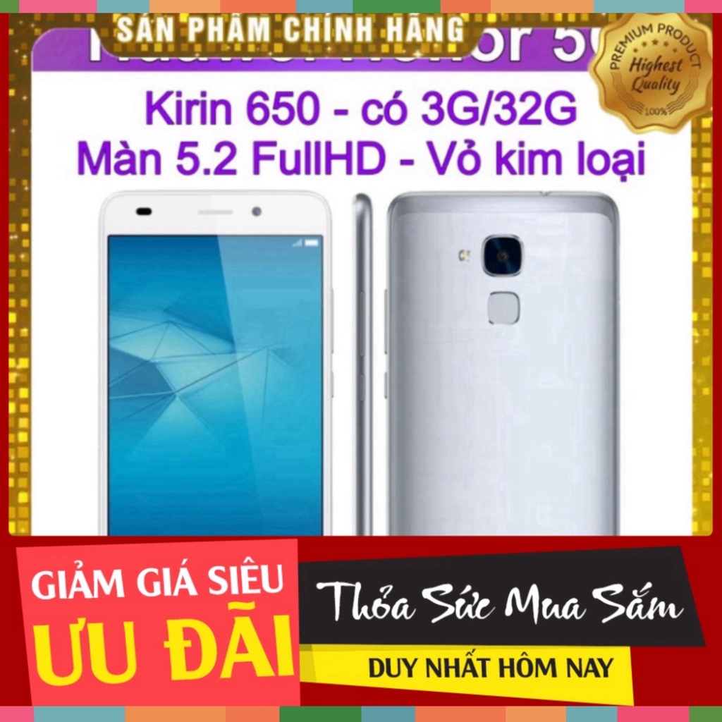 New Điện thoại Huawei Honor 5C ram 3G 32G - vỏ kim loại, vân tay (Sale) SALE 10% TẤT CẢ SẢN PHẨM | BigBuy360 - bigbuy360.vn