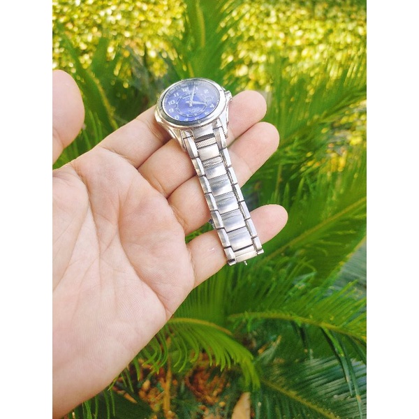 Đồng hồ nam Alba Seiko , solar , dây khóa zin Titanium, size 38-41mm, độ mới cao 95%, hoạt động tốt