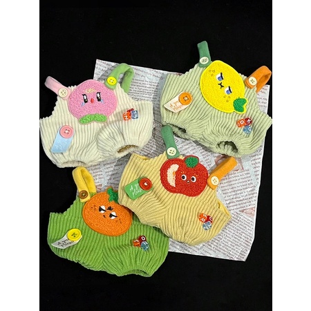 Áo Hoodie Vải Cotton 15 / 20cm In Hình Trái Cây Dễ Thương Cho Bé