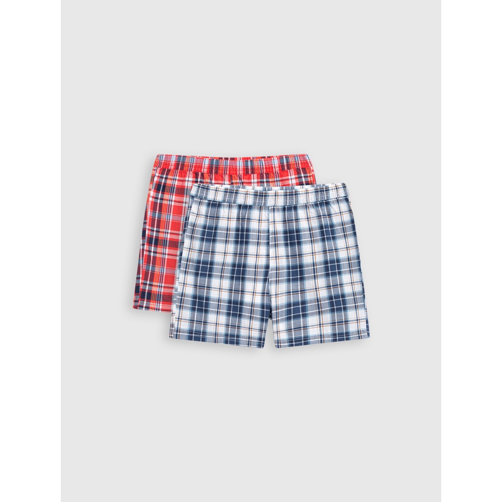 Pack 2 quần mặc nhà bé trai CANIFA 100% cotton cạp chun 2LA23S005