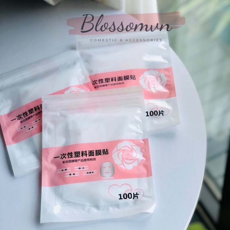 Mặt nạ nilon ủ tê túi 100 miếng