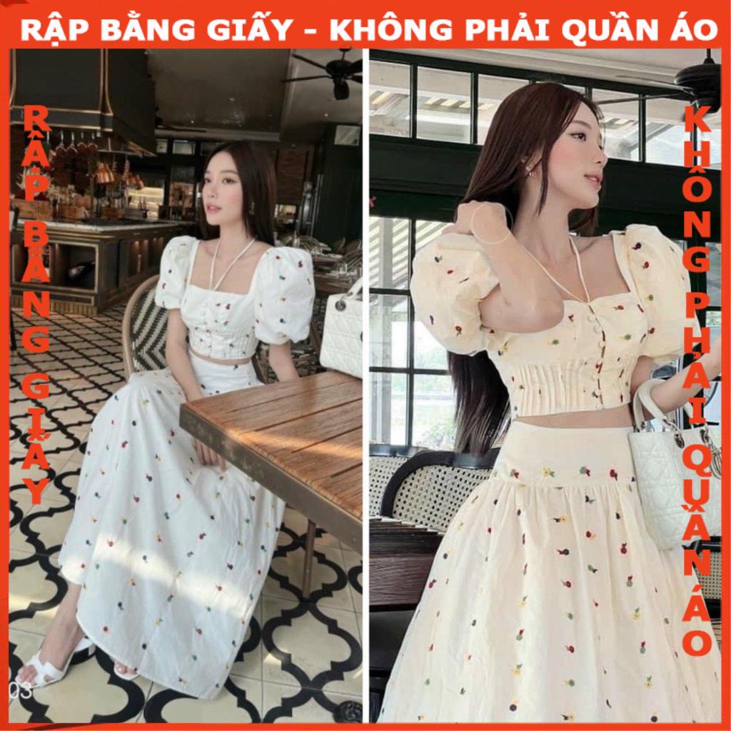 Rập giấy set váy áo mã 49 - BẢn vẽ