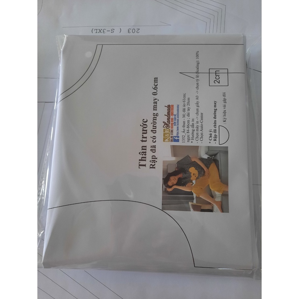 Rập giấy A0 rập áo mã 1344