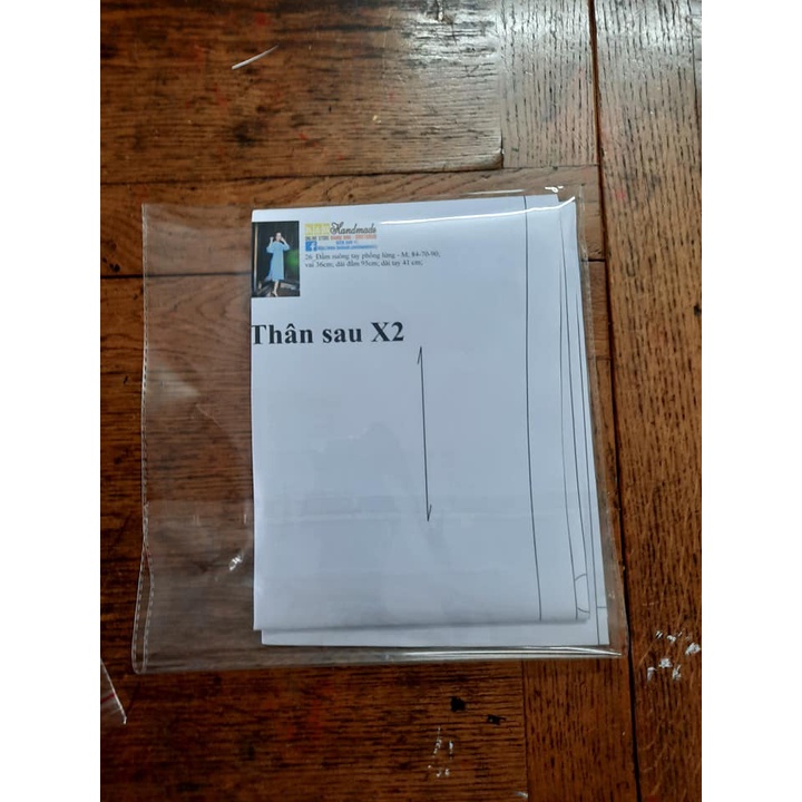 Rập giấy mã 1355- áo cổ sen