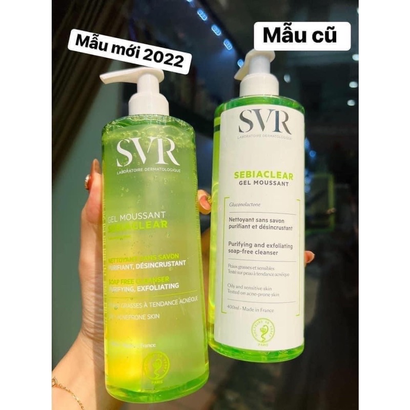 Túi refill 400ml sữa rửa mặt SVR