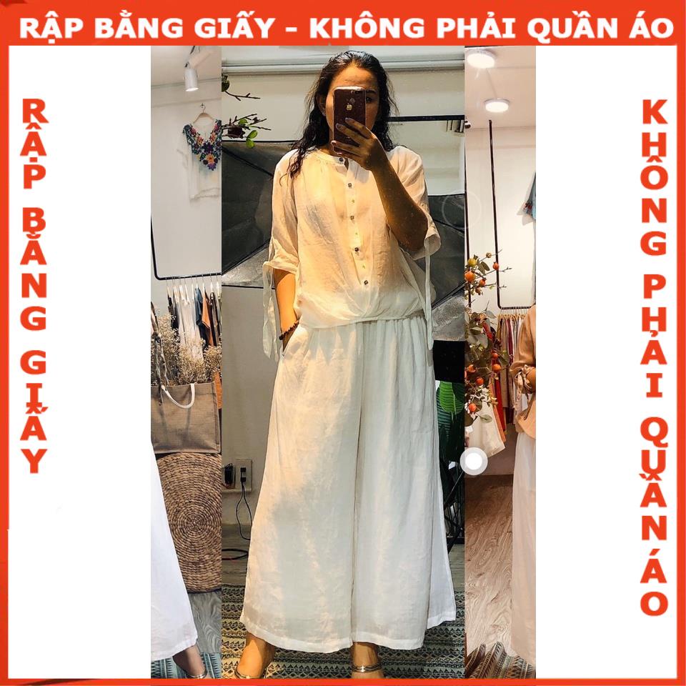 Rập giấy bộ ống rộng mã 1015 - bản vẽ