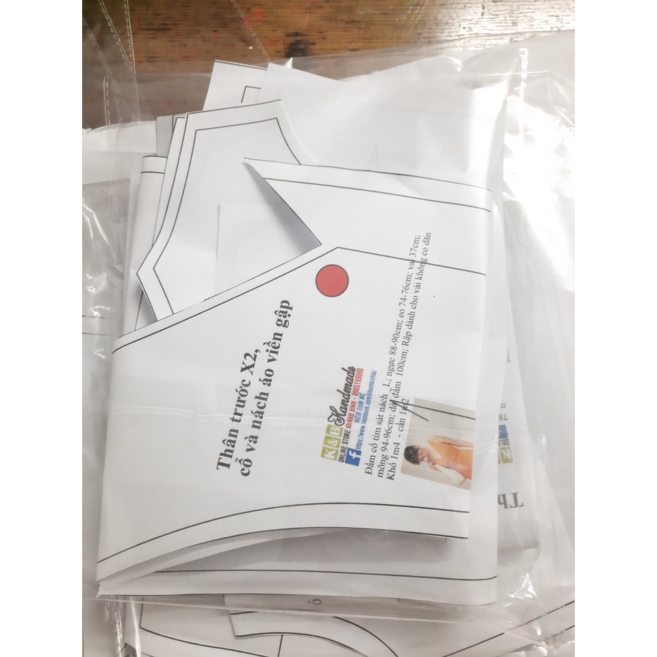 Rập giấy A0 mã 308 - không phải quần áo