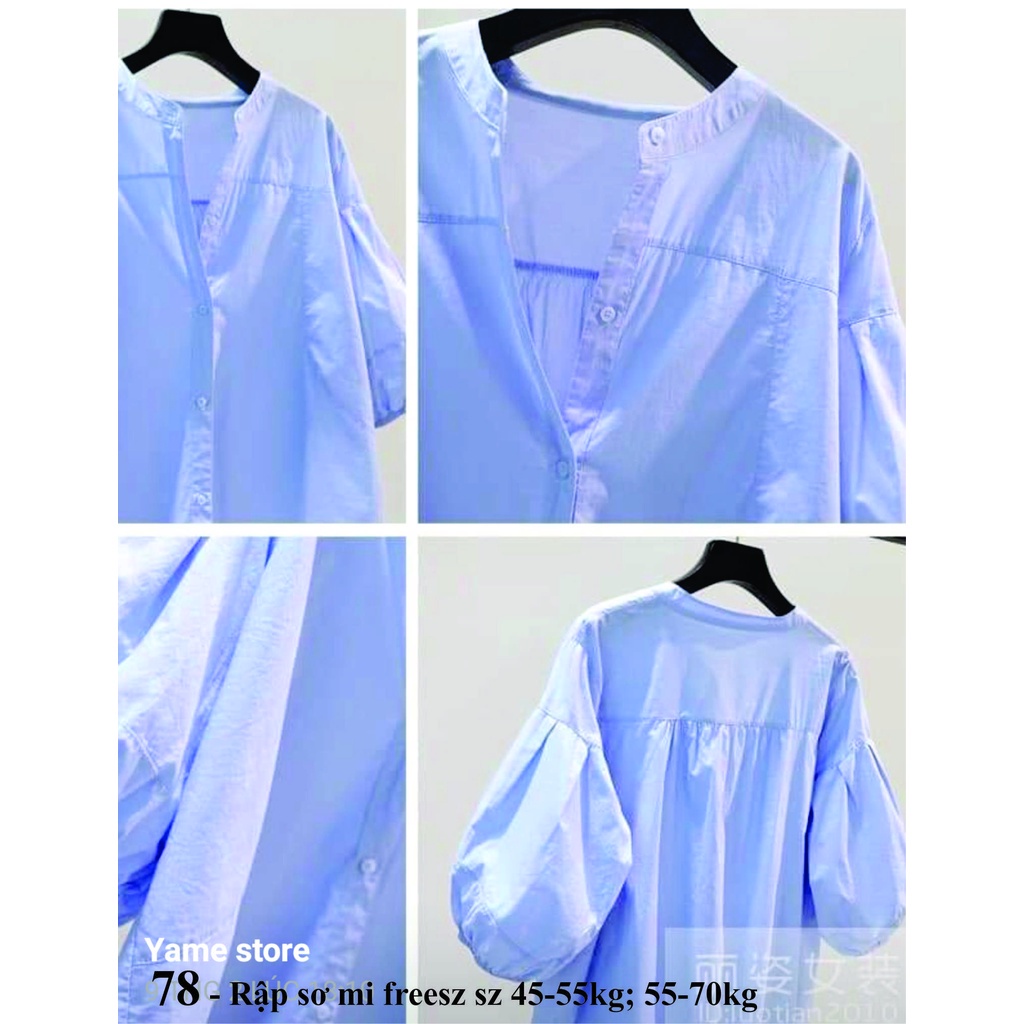 Rập giấy may áo sơ mi mã 78 - bản vẽ