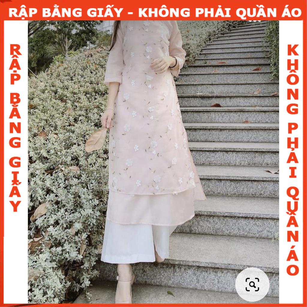 Rập giấy may bộ áo dài mã AD13(BẢN VẼ)