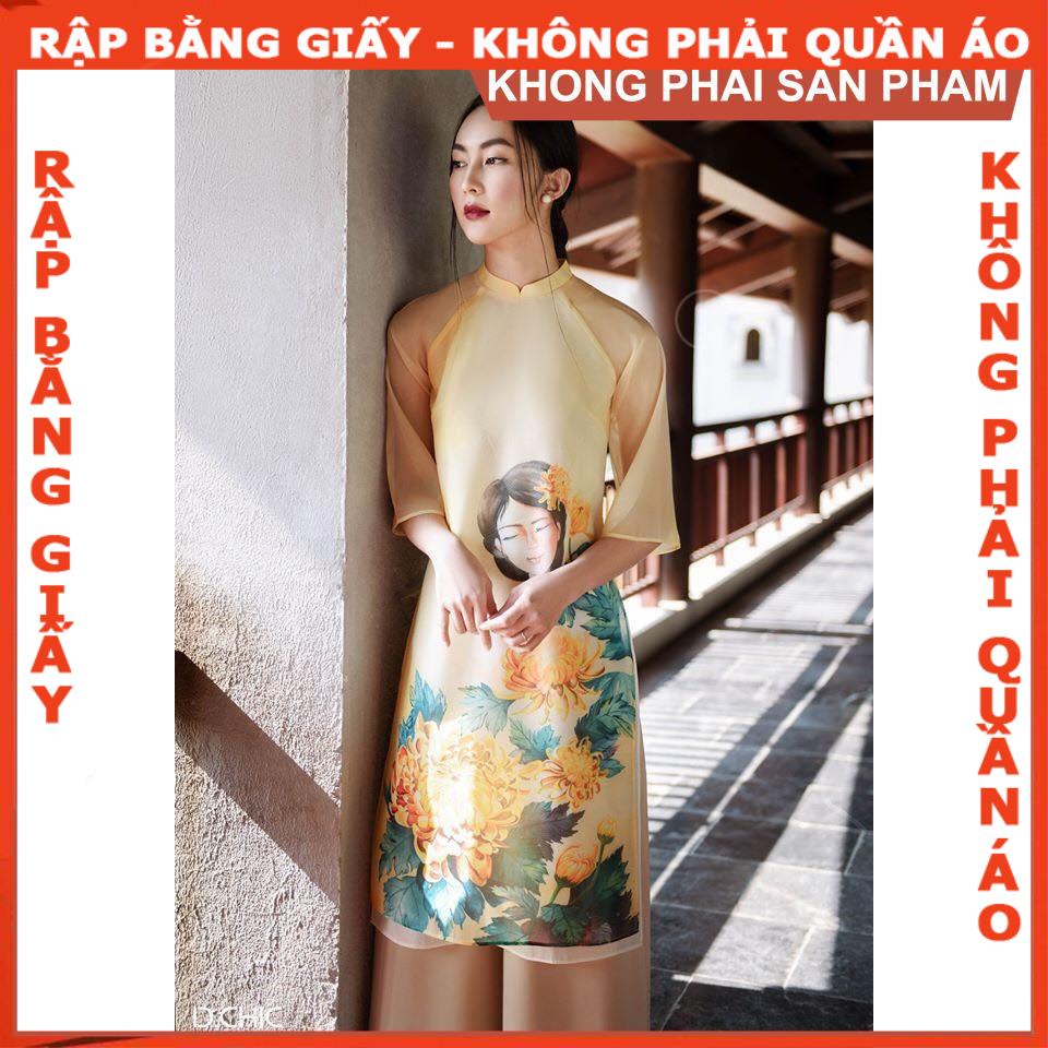 Rập giấy may áo dài tay loe AD05 -(BẢN VẼ)