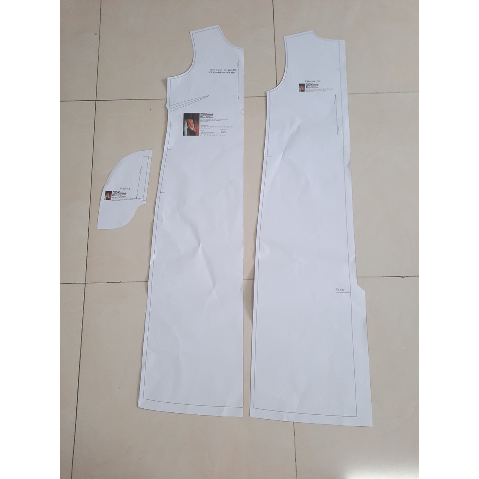 Rập giấy A0 mã 142 - không phải quần áo