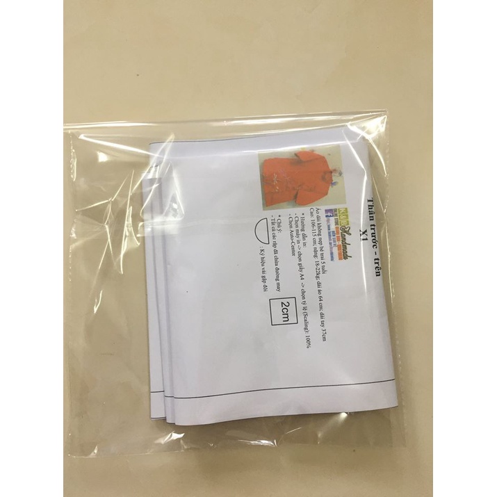 Rập giấy A0 mã 1583 - rập áo