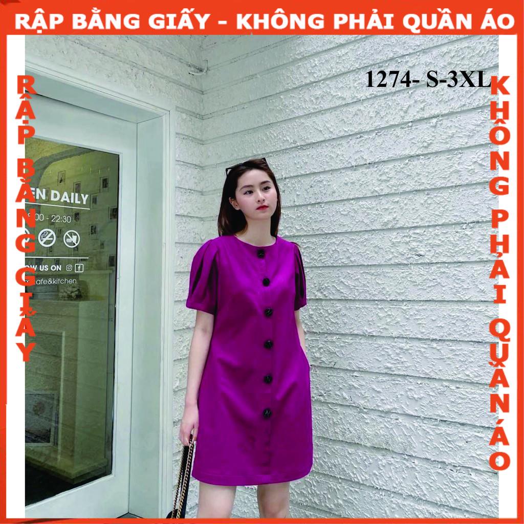 Rập giấy đầm suông mã 1274 (BẢN VẼ)