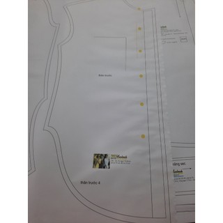 Rập giấy A0 mã 1612 - Rập áo (BẢN VẼ)
