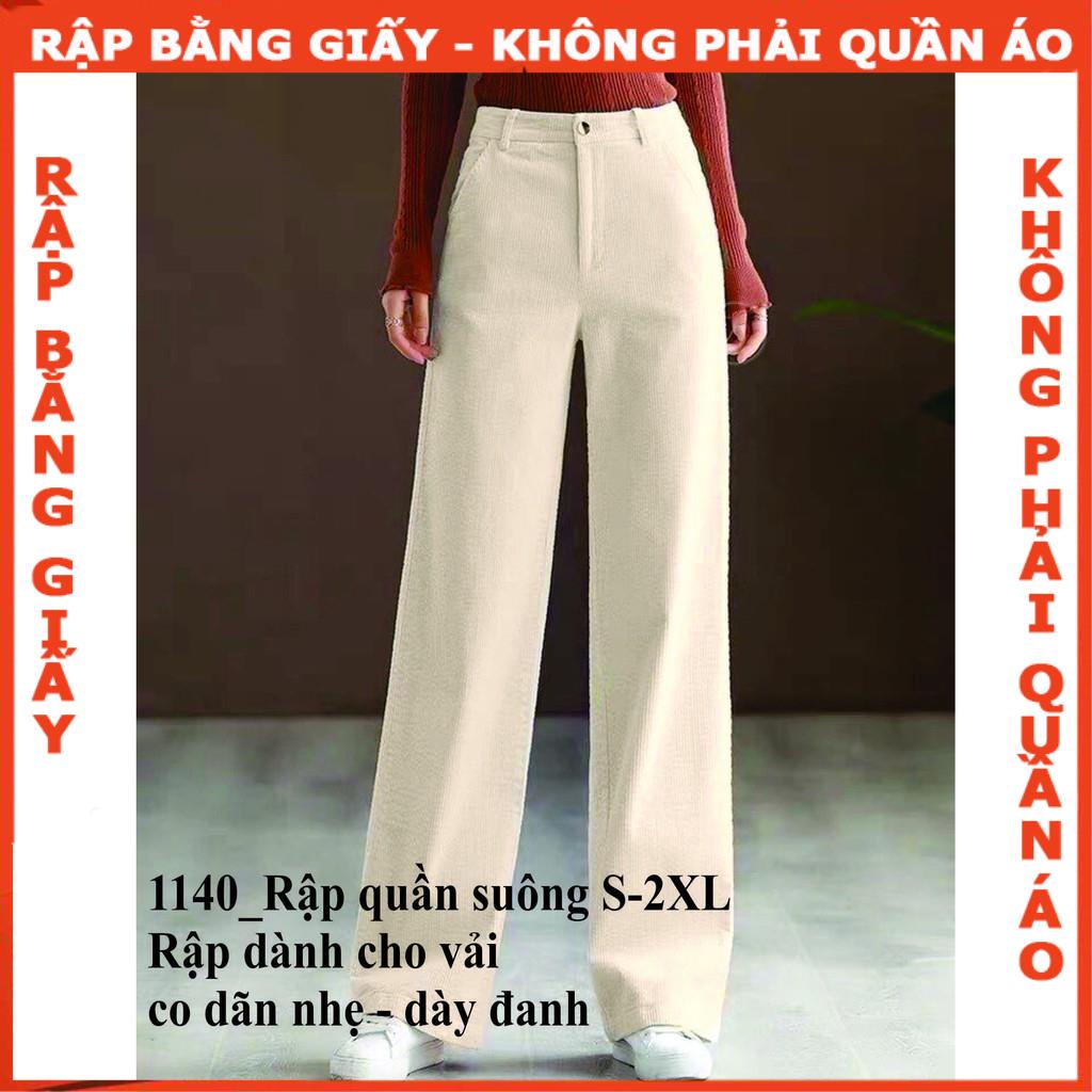Rập quần suông mã 1140 - giấy A0 (BẢN VẼ)