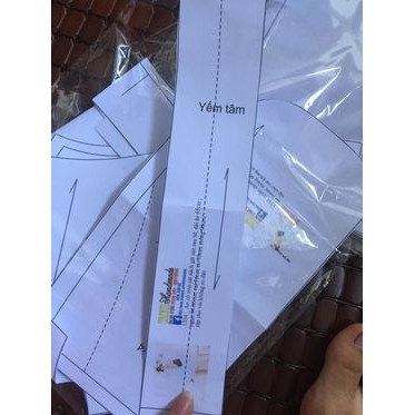 Rập giấy mã 1334 bộ áo quần short lưng thun