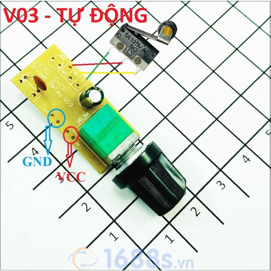 Mạch Delay 0-5s V02, V03, V04,V05