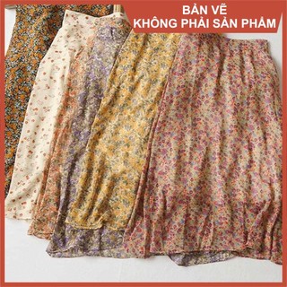 Rập  mã 960 - chân váy midi sau thun