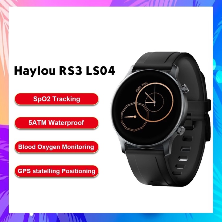 P̷H̷Ụ̷ ̷K̷I̷Ệ̷N̷ ̷S̷Ố̷ – Đồng Hồ Thông Minh HAYLOU RS3 (LS04) - Tích Hợp GPS, đo SPO2, Chống Nước 5 ATM Phiên bản Quốc T