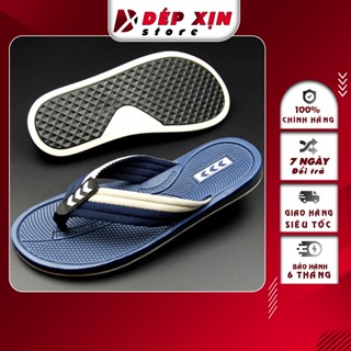 Dép Kẹp Nam Thái Lan Cao Cấp Quai Vải Đế Cao Su Chống Trơn (Xanh Đen)