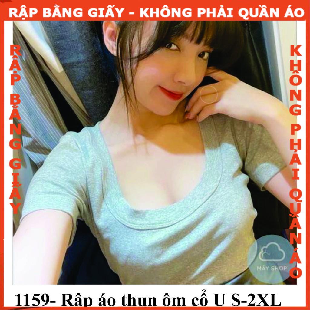 Rập áo thun cổ U rộng mã 1159- giấy A0 (BẢN VẼ)