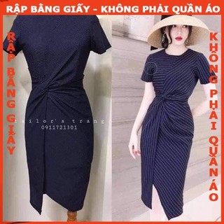 Rập đầm xoắn eo mã 1110 - Giấy A0 (BẢN VẼ)