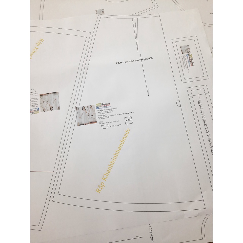 Rập giấy bộ thun mã 1386