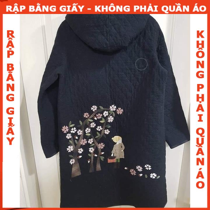 Rập giấy A0 mã 1442 - áo khoác chần bông (BẢN VẼ)