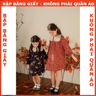 Rập giấy a0 r425- đầm tay lỡ cổ sen