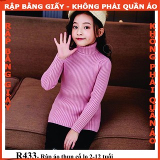 Rập giấy a0 mã r433- áo thun cổ lọ