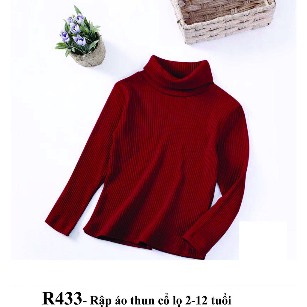 Rập giấy A0 mã R433- áo thun cổ lọ