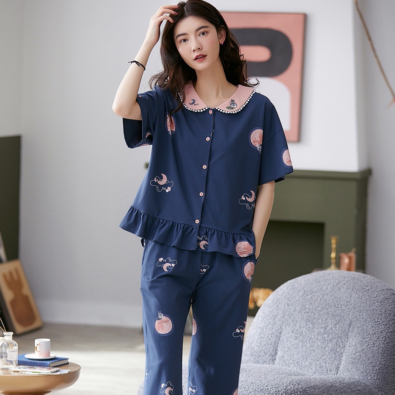 Rập giấy bộ thun cổ sen mã 1364