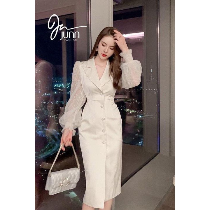 Rập giấy đầm bút chì cổ ve 1196