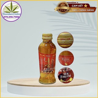 Nước hồng sâm nguyên củ kgs - hàn quốc 120ml/chai.