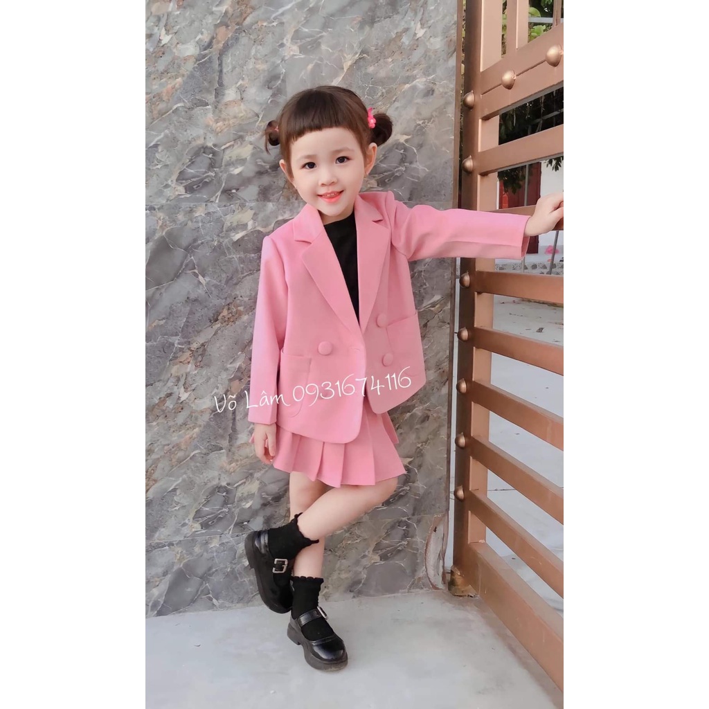 Rập giấy A0 mã R447 - set vest bé gái