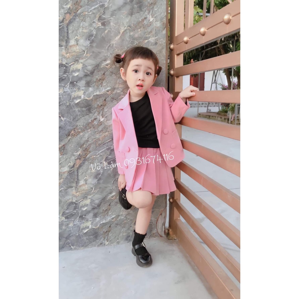 Rập giấy A0 mã R447 - set vest bé gái