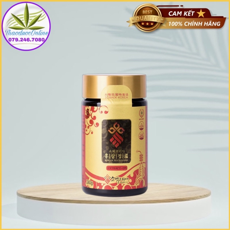 Cao chiết xuất Hồng Sâm Red Ginseng Extract - Sobaek Korea 240g/lọ
