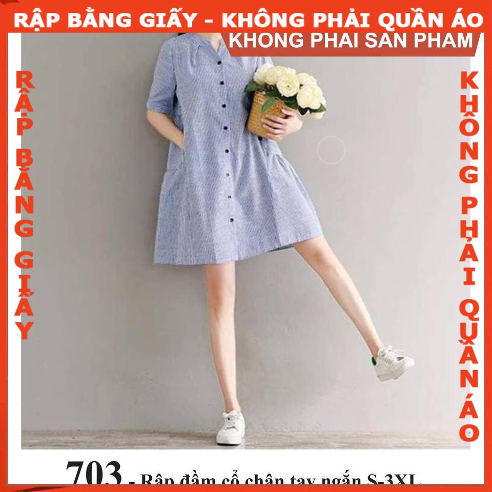 Rập giấy mã 703 (BẢN VẼ) rập đầm suông