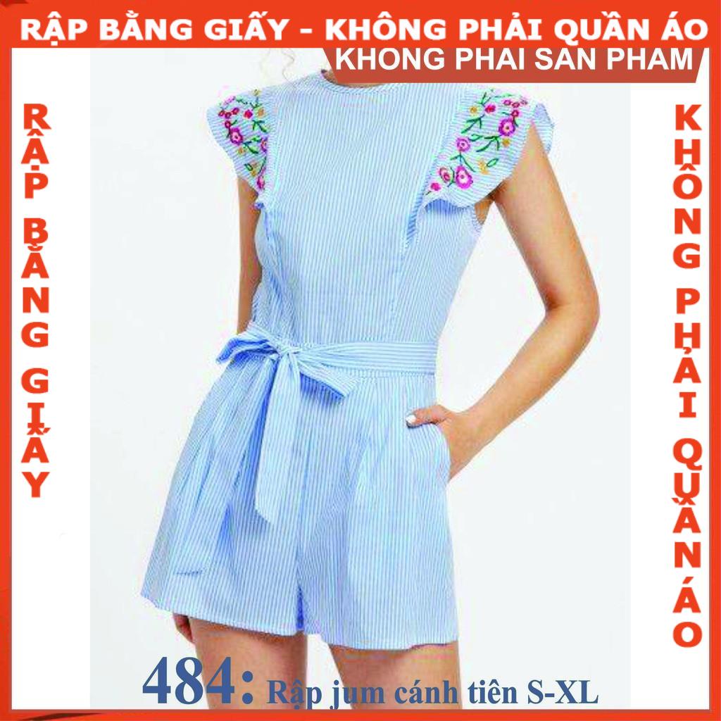 Rập giấy A0 mã 484 (BẢN VẼ) rập jum cánh tiên